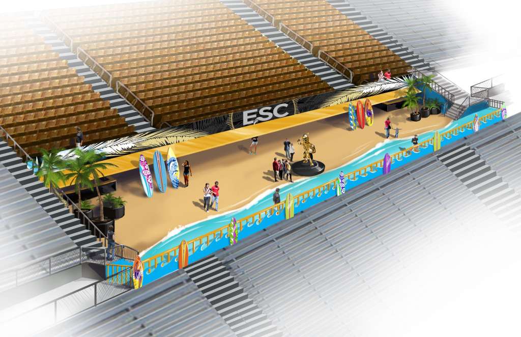 1 ESC in stadium