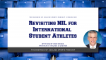 Revisiting NIL for International Student Athletes